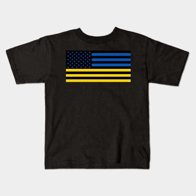 Ukraine Kids T-Shirt by Wickedcartoons